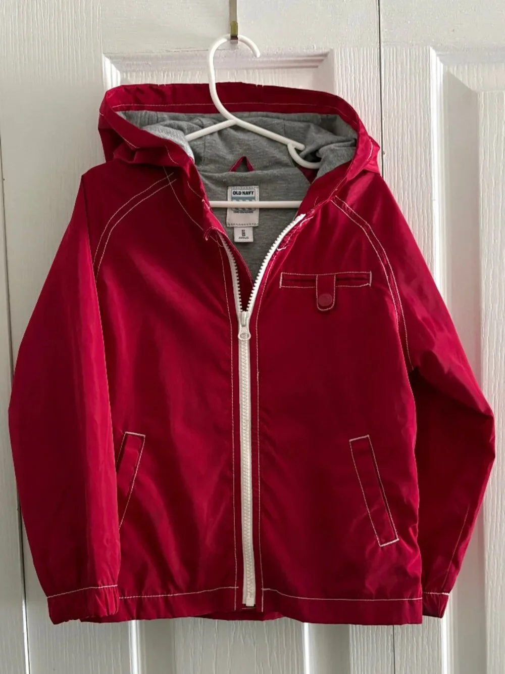 Old Navy lined windbreaker for toddlers, size 5T